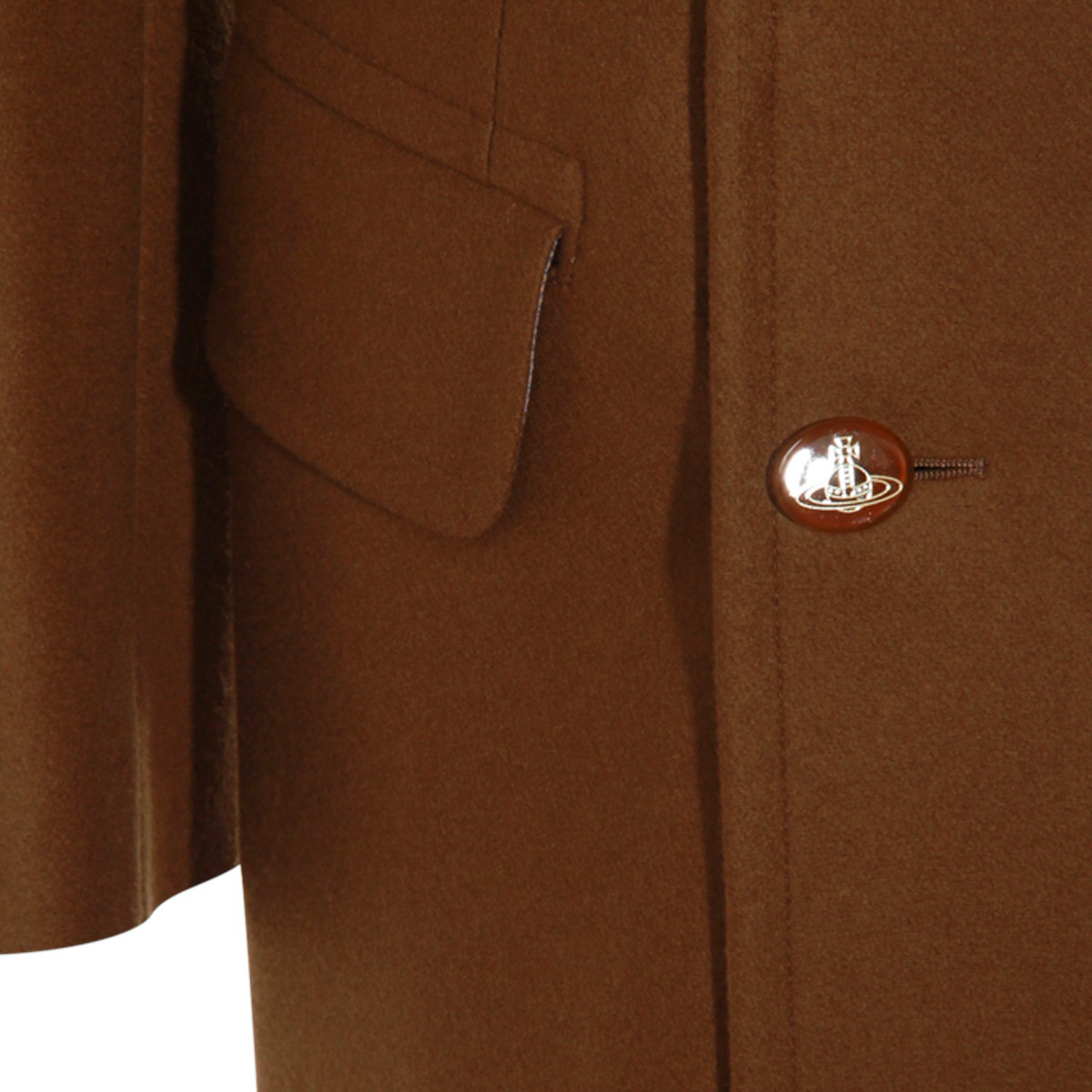 BROWN WOOL COAT