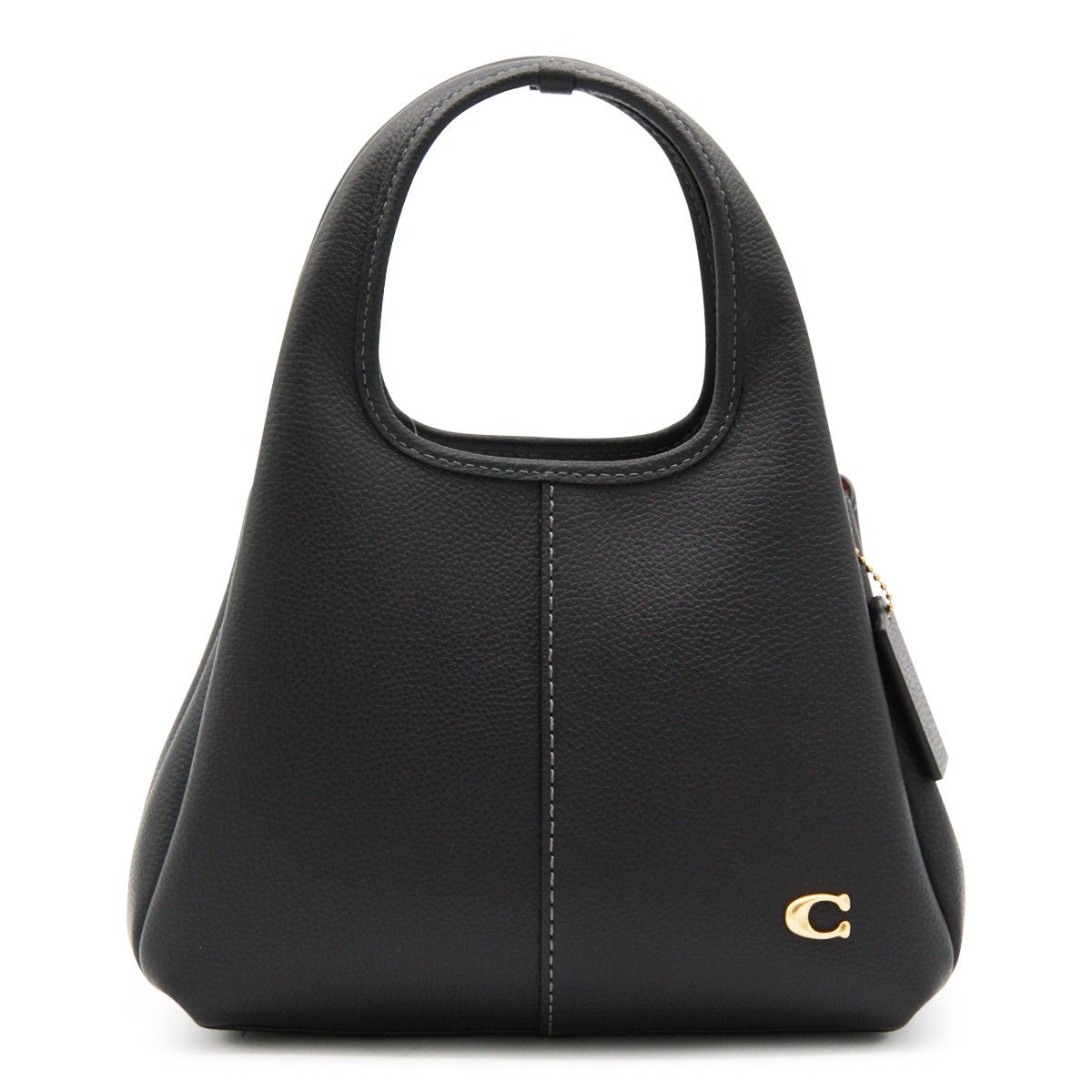 BLACK LEATHER LANA 23 SHOULDER BAG BLACK LEATHER LANA 23 SHOULDER BAG