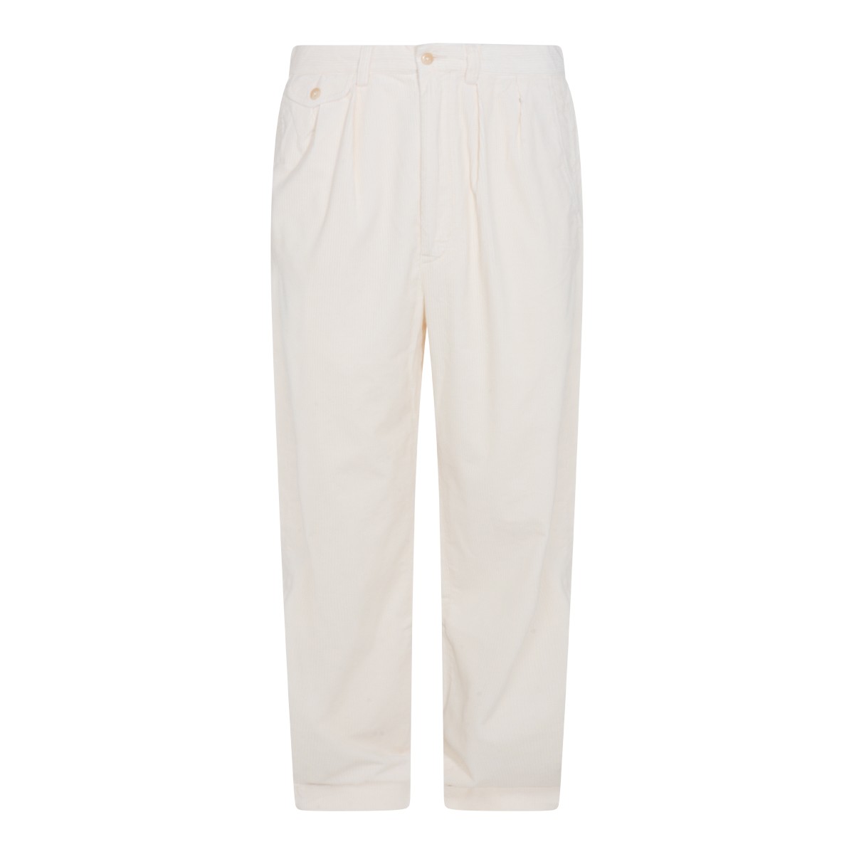 WHITE COTTON PANTS
