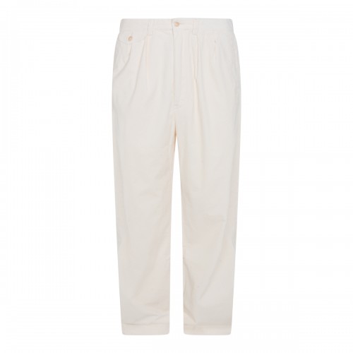 WHITE COTTON PANTS