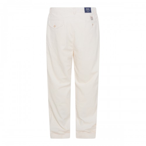 WHITE COTTON PANTS