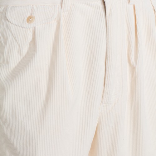 WHITE COTTON PANTS
