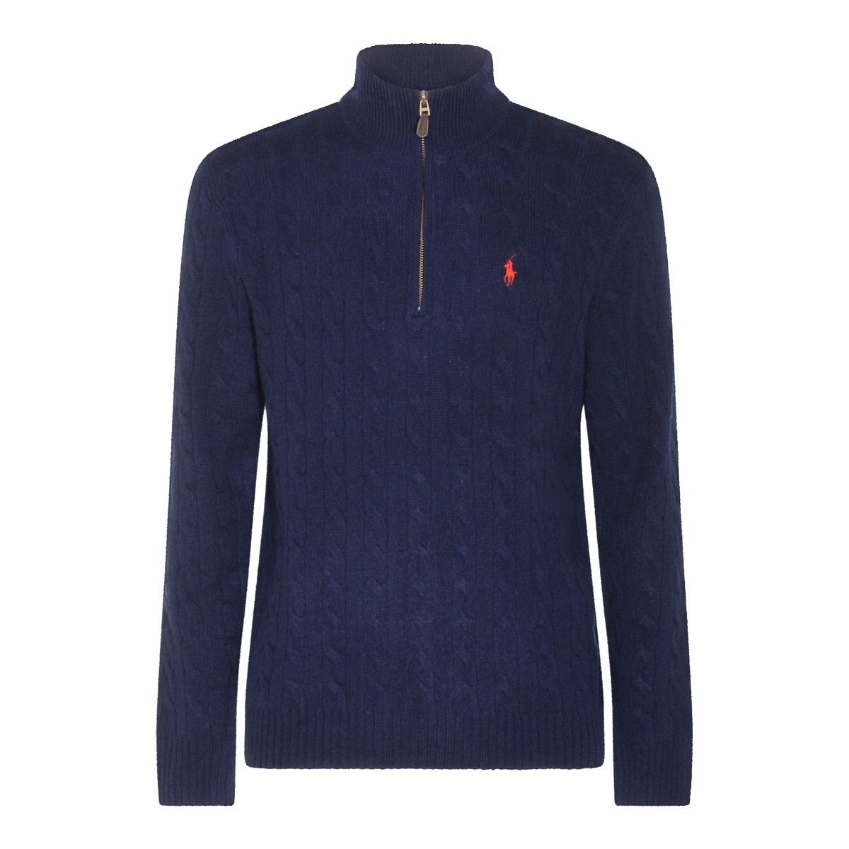 DARK BLUE WOOL KNITWEAR