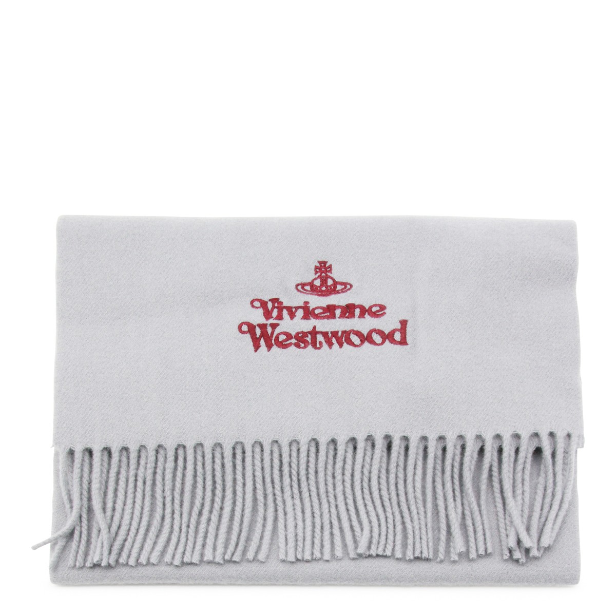 GREY WOOOL SCARF