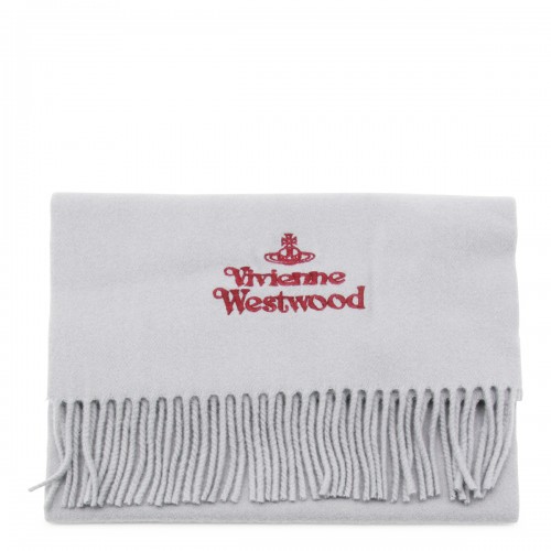 GREY WOOOL SCARF