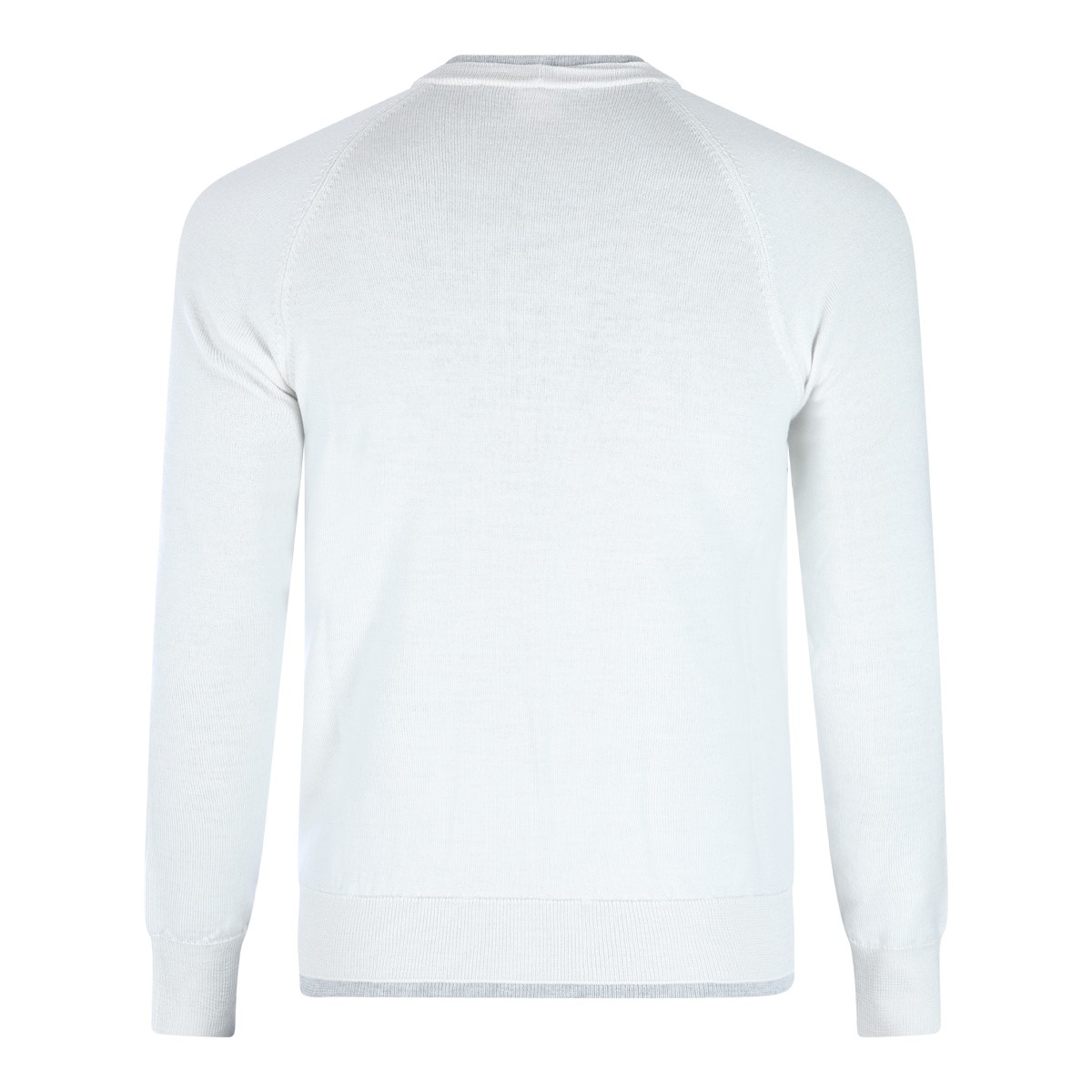WHITE WOOL KNITWEAR