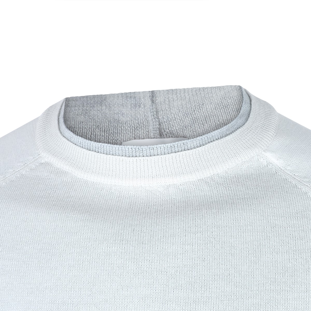 WHITE WOOL KNITWEAR