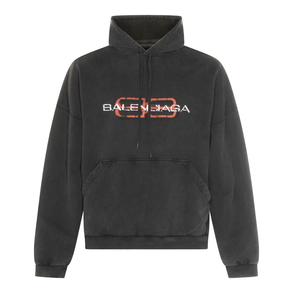 BLACK COTTON SWEATSHIRT BLACK COTTON SWEATSHIRT