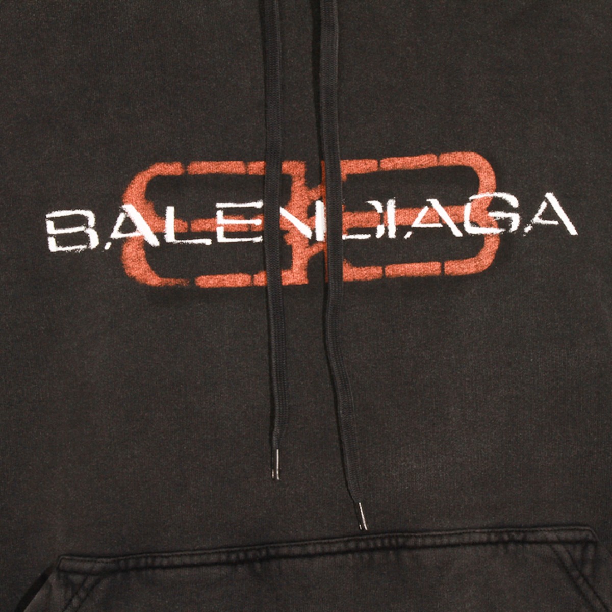 BLACK COTTON SWEATSHIRT BLACK COTTON SWEATSHIRT