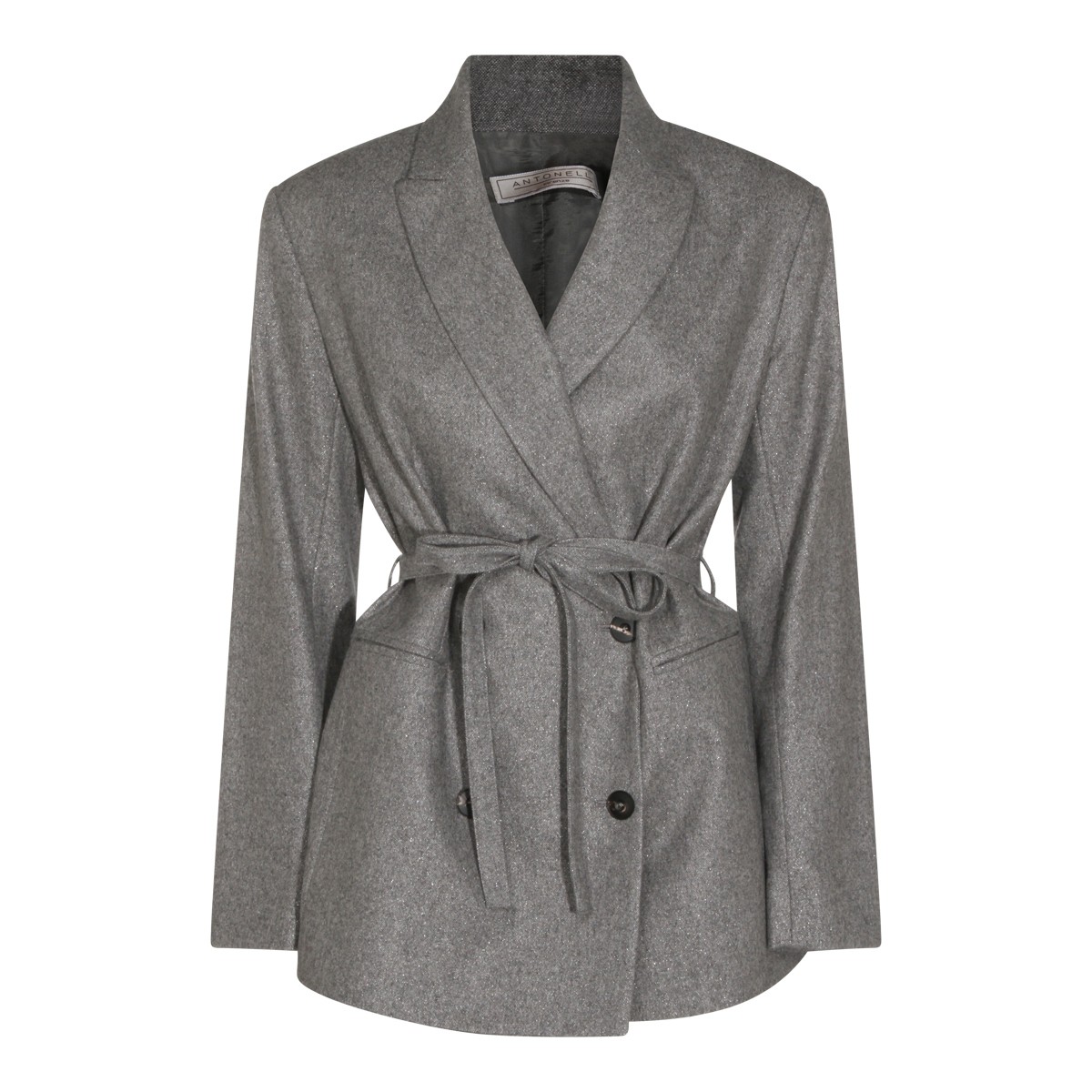 GREY WOOL BLAZER