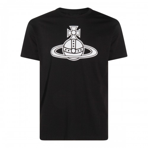 BLACK COTTON T-SHIRT