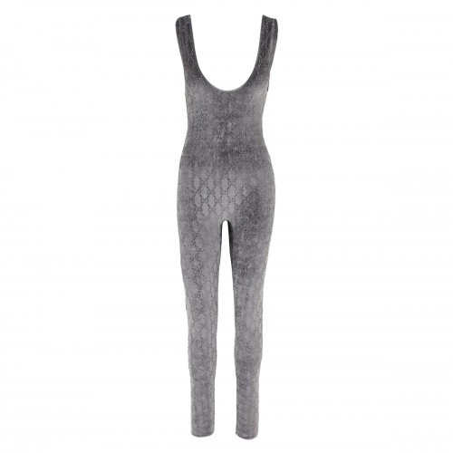 GREY VISCOSE JUMPSUIT
