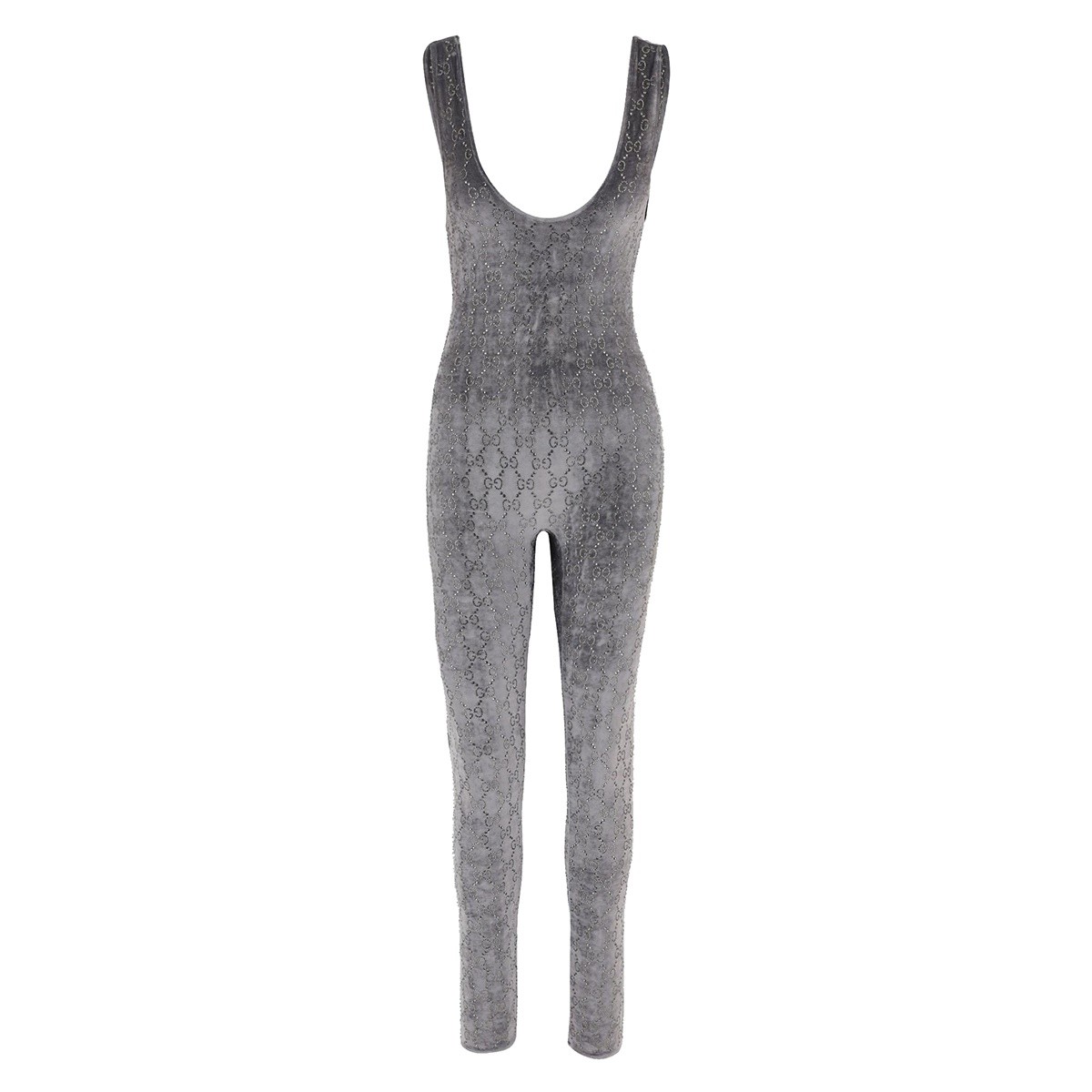 GREY VISCOSE JUMPSUIT GREY VISCOSE JUMPSUIT