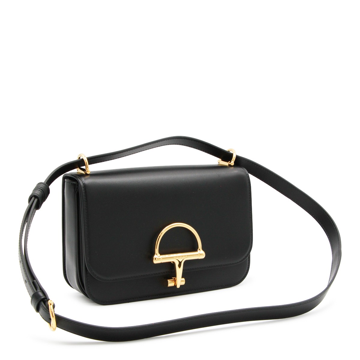 BLACK LEATHER SIENA CROSSBODY BAG BLACK LEATHER SIENA CROSSBODY BAG