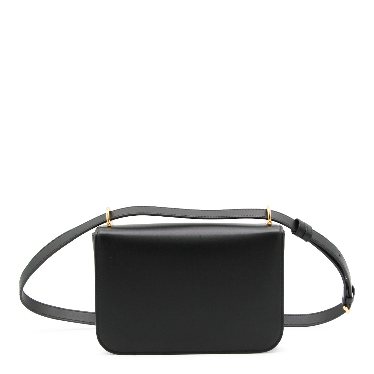 BLACK LEATHER SIENA CROSSBODY BAG BLACK LEATHER SIENA CROSSBODY BAG