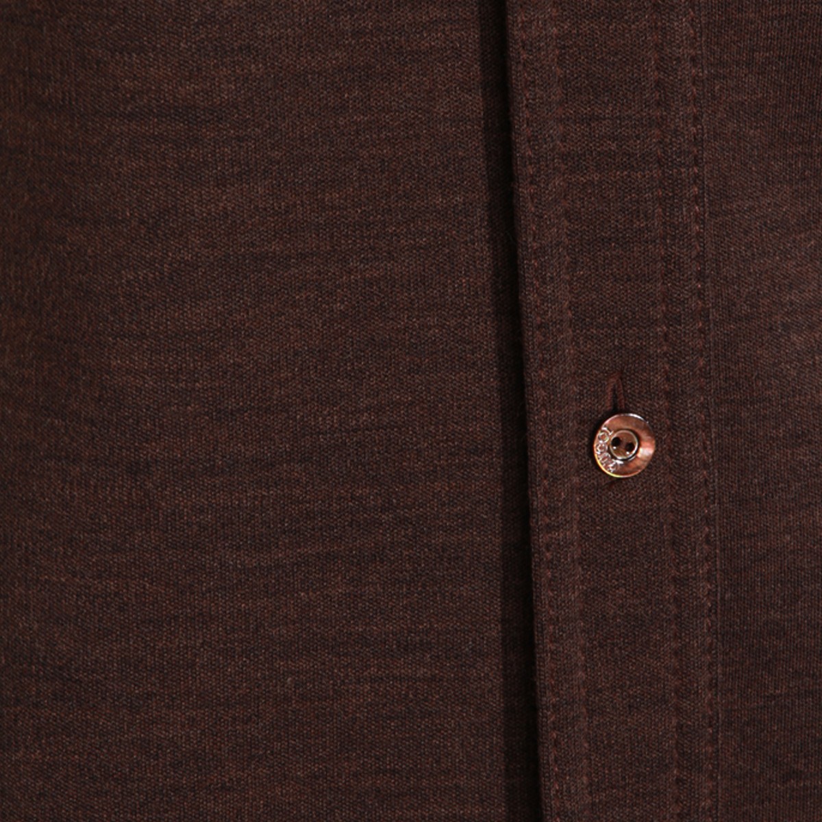 BROWN COTTON POLO SHIRT BROWN COTTON POLO SHIRT