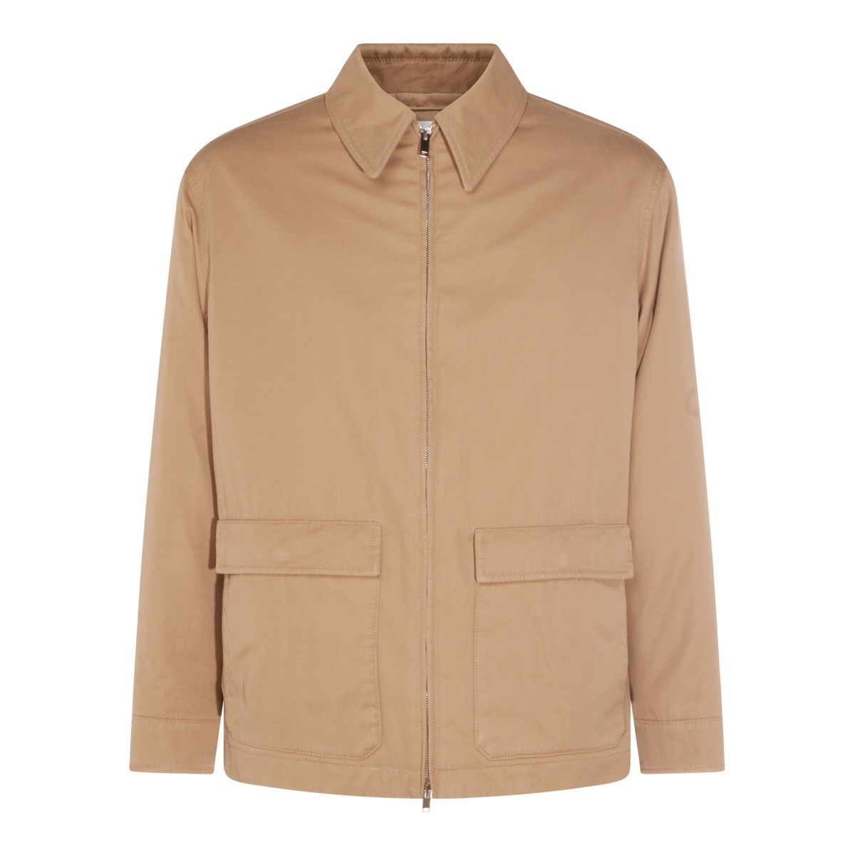 SAND COTTON CASUAL JACKET