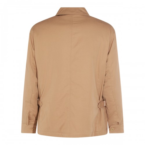 SAND COTTON CASUAL JACKET