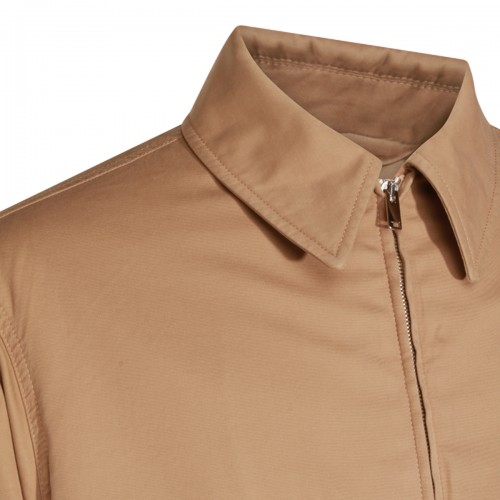 SAND COTTON CASUAL JACKET