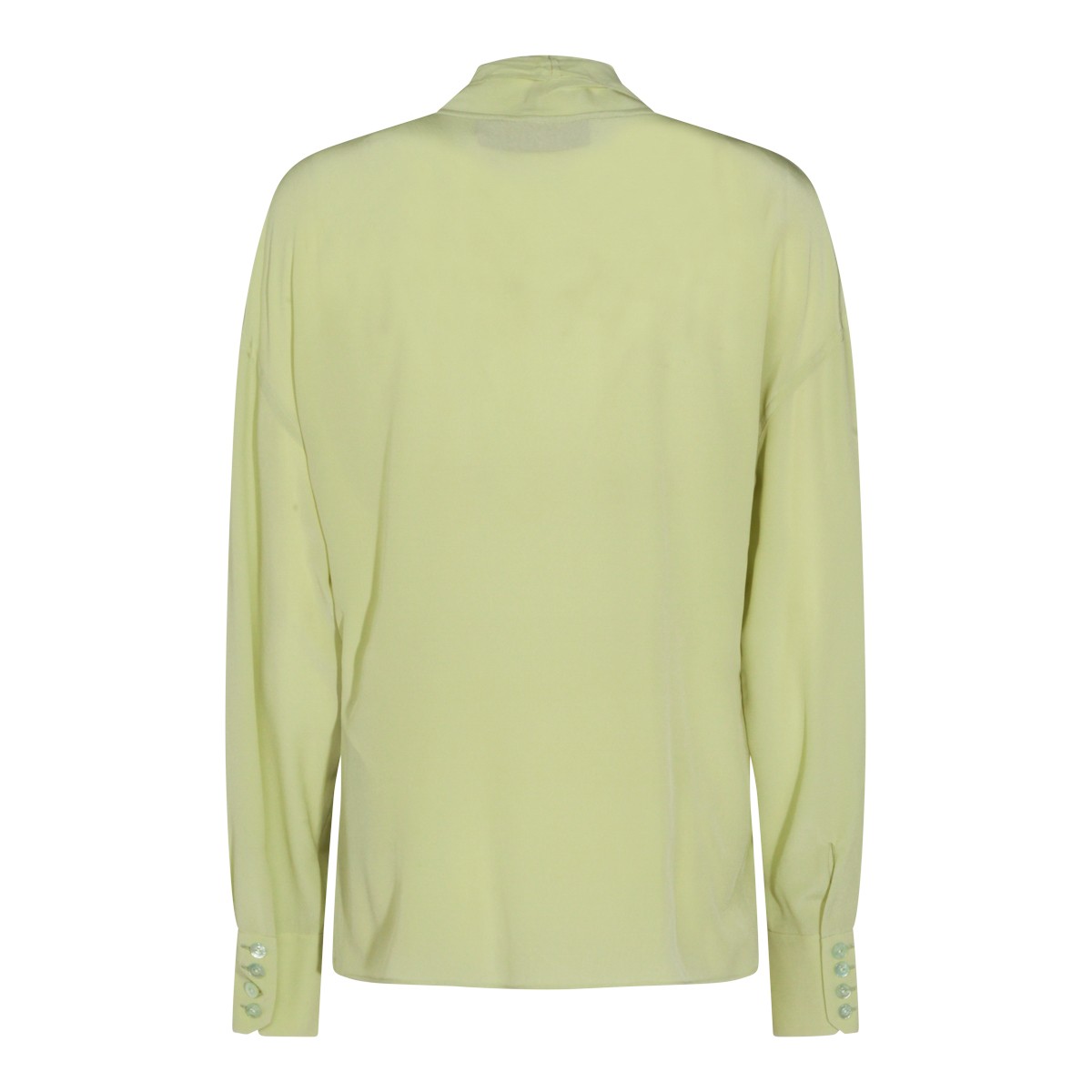 LIGHT GREEN SILK SHIRT