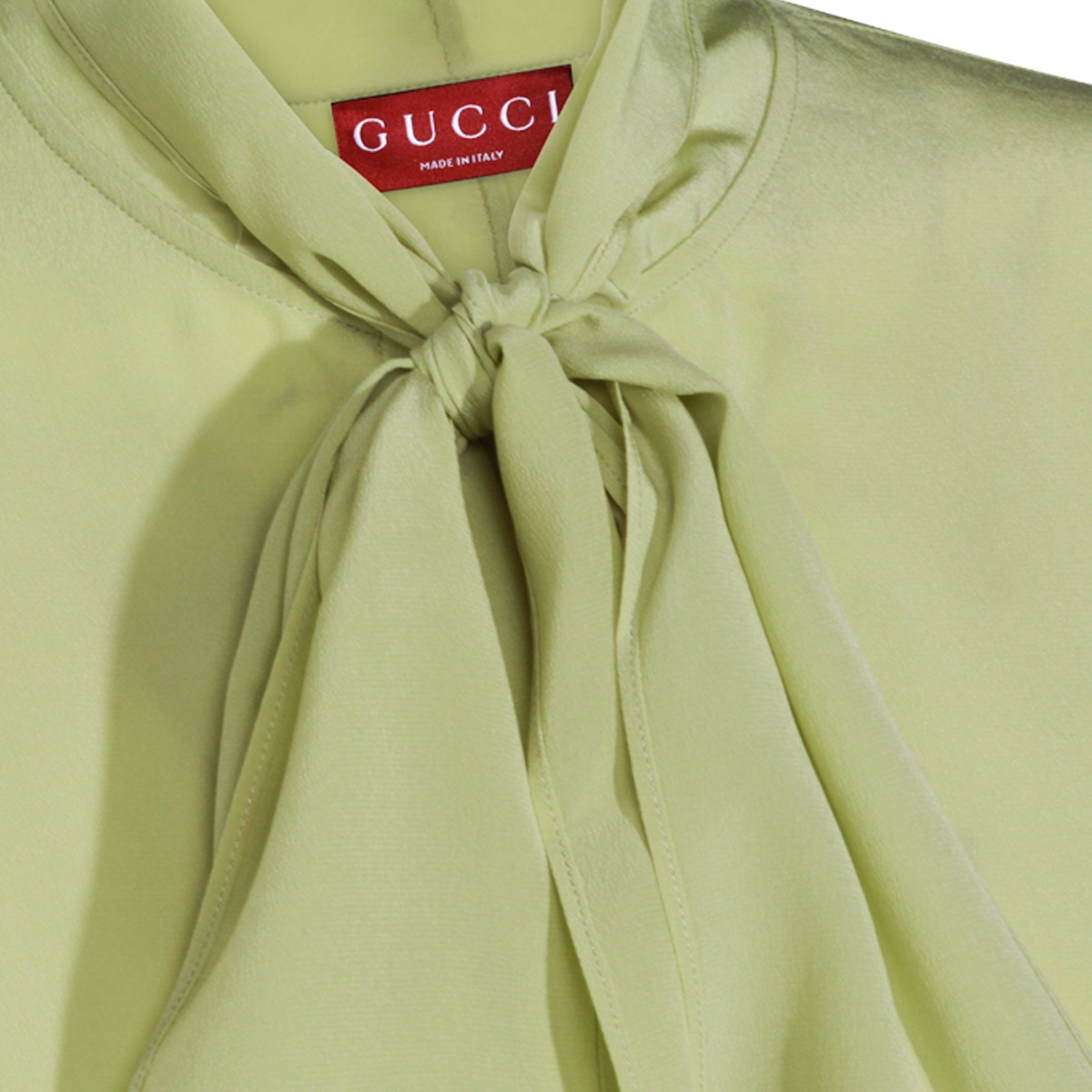 LIGHT GREEN SILK SHIRT