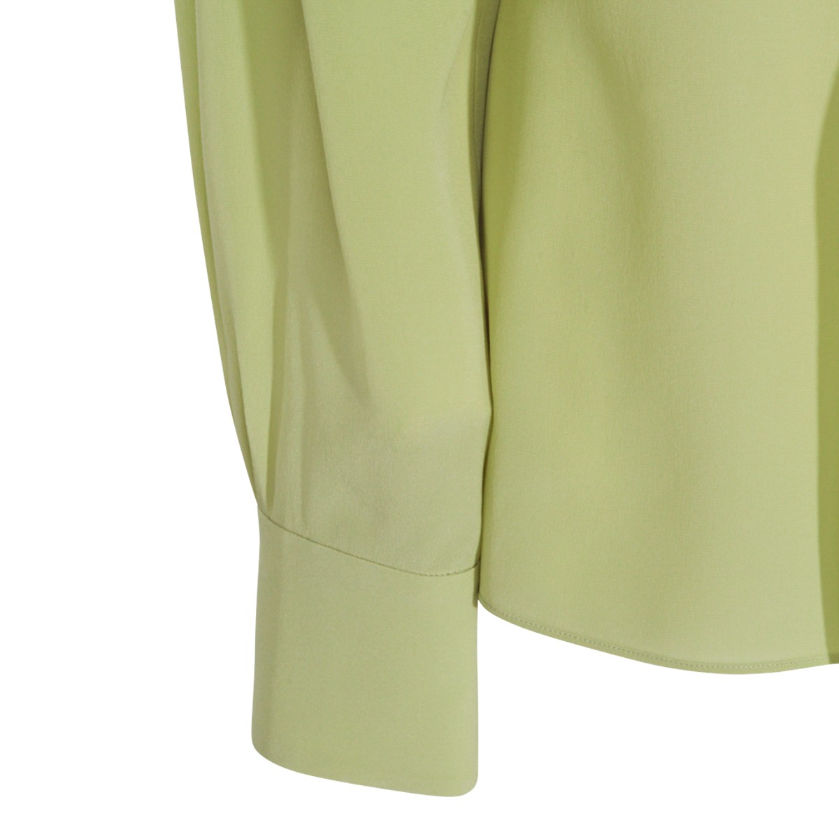 LIGHT GREEN SILK SHIRT