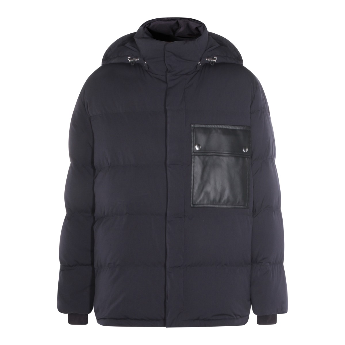 DARK BLUE COTTON DOWN JACKET DARK BLUE COTTON DOWN JACKET