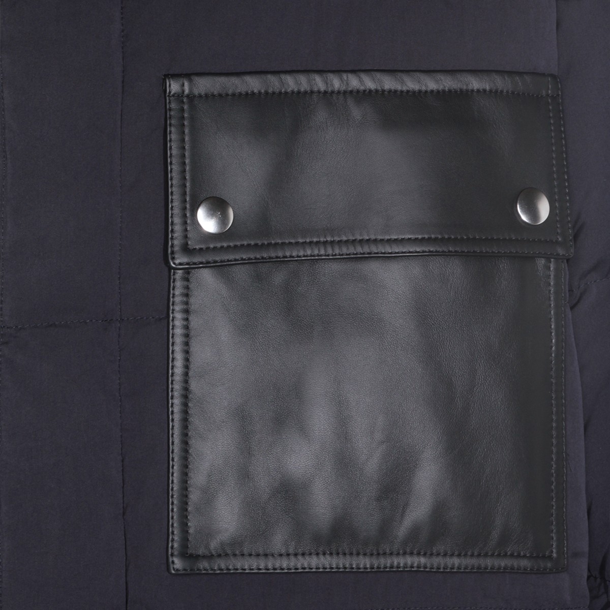 DARK BLUE COTTON DOWN JACKET DARK BLUE COTTON DOWN JACKET