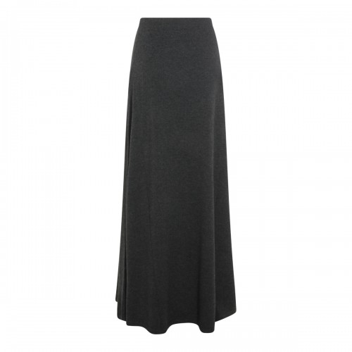 DARK GREY WOOL SKIRT 2