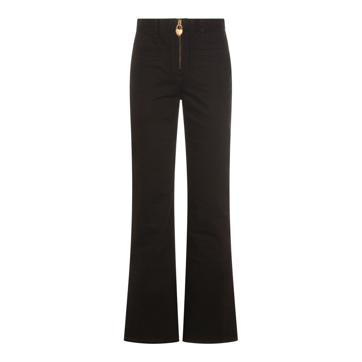 BLACK COTTON JEANS