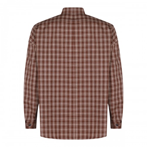 BROWN WOOL SHIRT