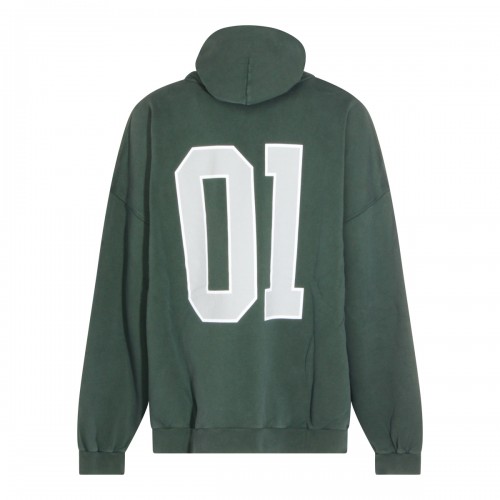 GREEN COTTON SWEATSHIRT 2