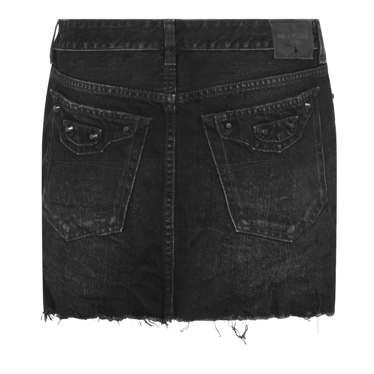 BLACK COTTON SKIRT BLACK COTTON SKIRT