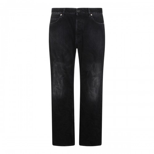BLACK COTTON JEANS