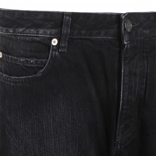 BLACK COTTON JEANS