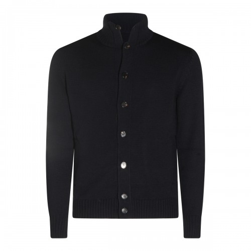 BLACK WOOL KNITWEAR