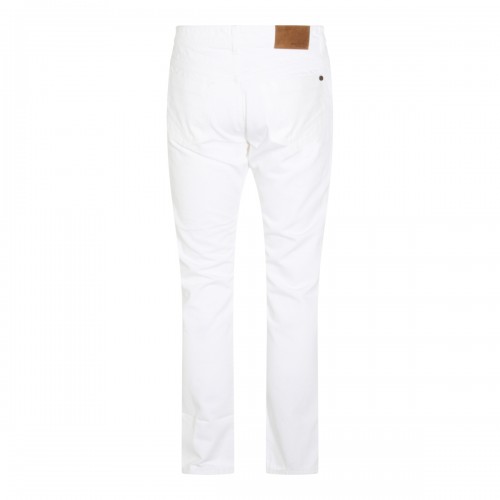 WHITE COTTON JEANS 2