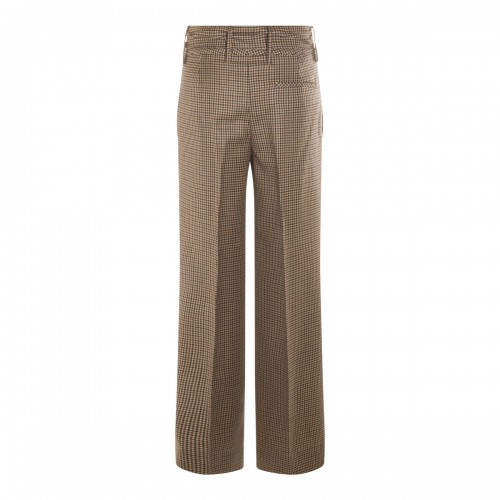 BROWN WOOL PANTS 2