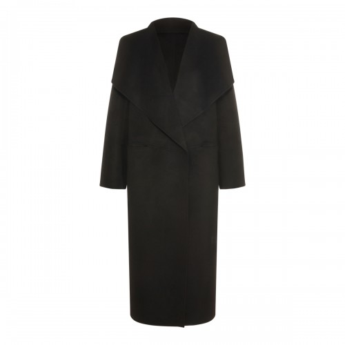 BLACK WOOL COAT