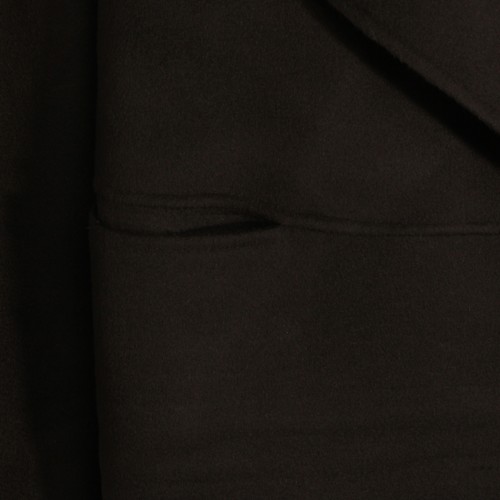 BLACK WOOL COAT