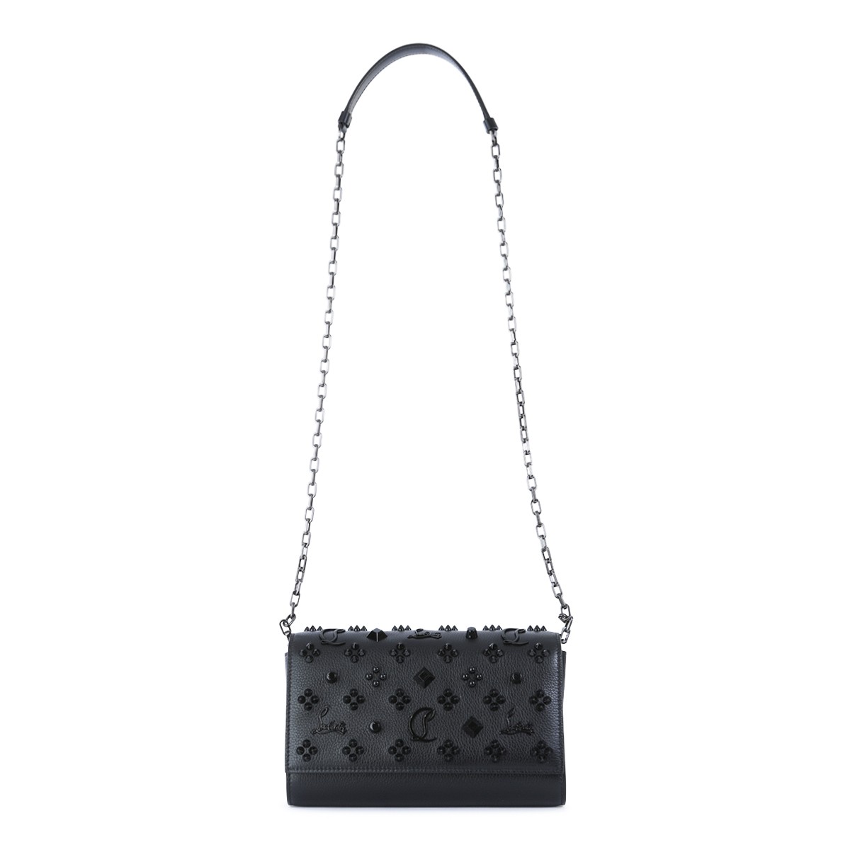 BLACK LEATHER PALOMA CLUTCH BLACK LEATHER PALOMA CLUTCH