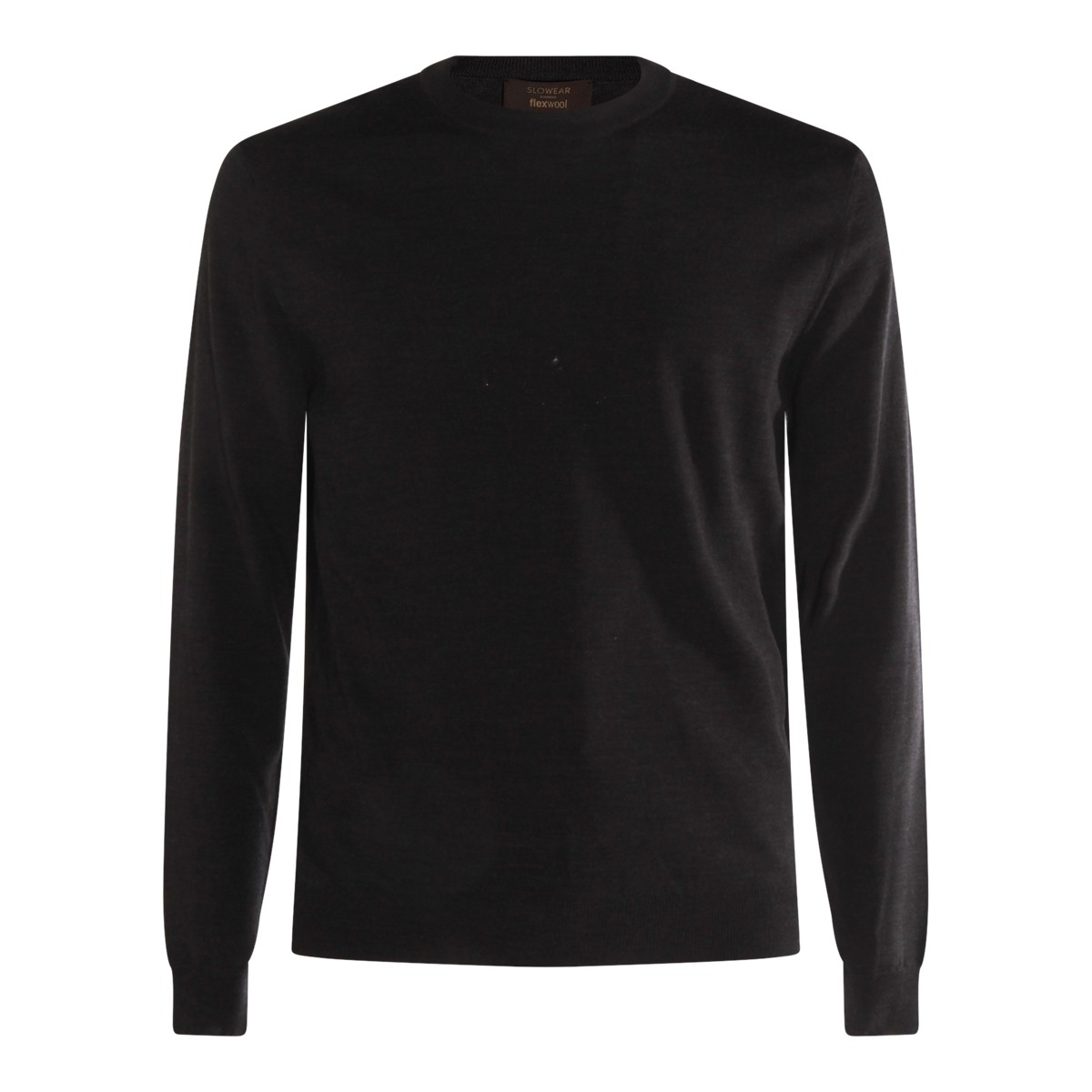 BLACK WOOL KNITWEAR BLACK WOOL KNITWEAR