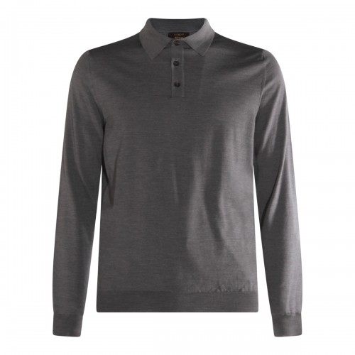 GREY WOOL KNITWEAR