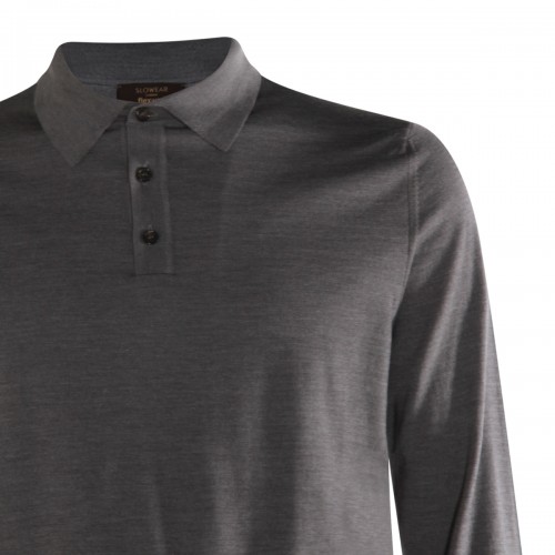 GREY WOOL KNITWEAR