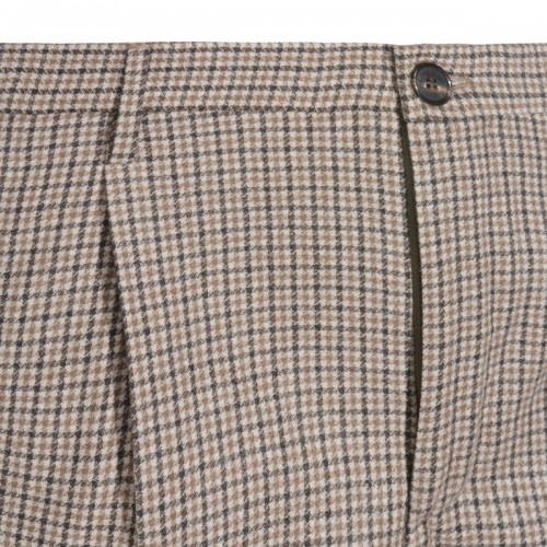 BEIGE WOOL PANTS
