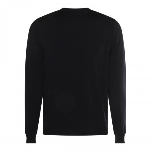 BLACK WOOL KNITWEAR