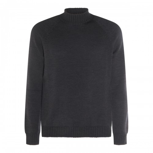 NAVY WOOL KNITWEAR