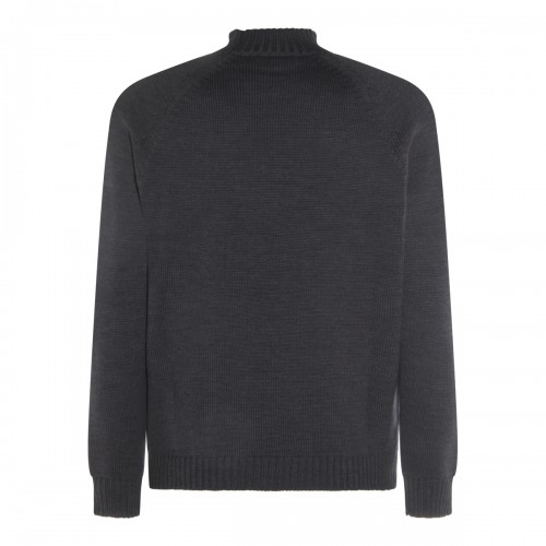 NAVY WOOL KNITWEAR