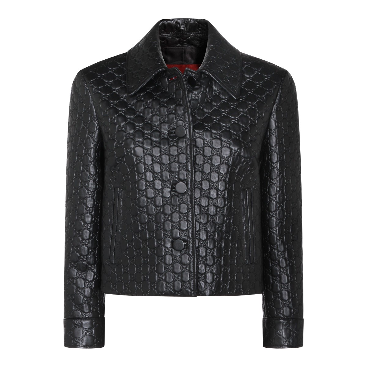 BLACK LEATHER JACKET