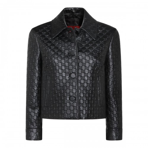 BLACK LEATHER JACKET